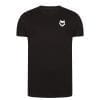 Voorkant DIREsports Wovenband T-shirt zwart met klein DIRE logo